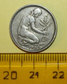 mince německo2 50 pfennig 1950g
